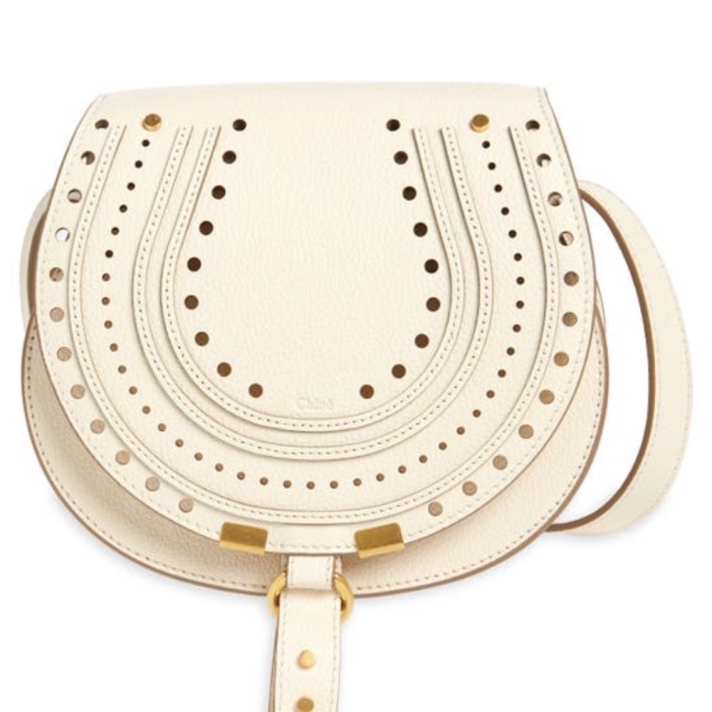 Chloe Marcie perforated leather